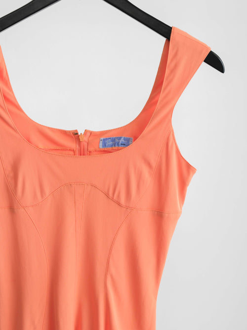 THIERY MUGLER ORANGE TANK TOP