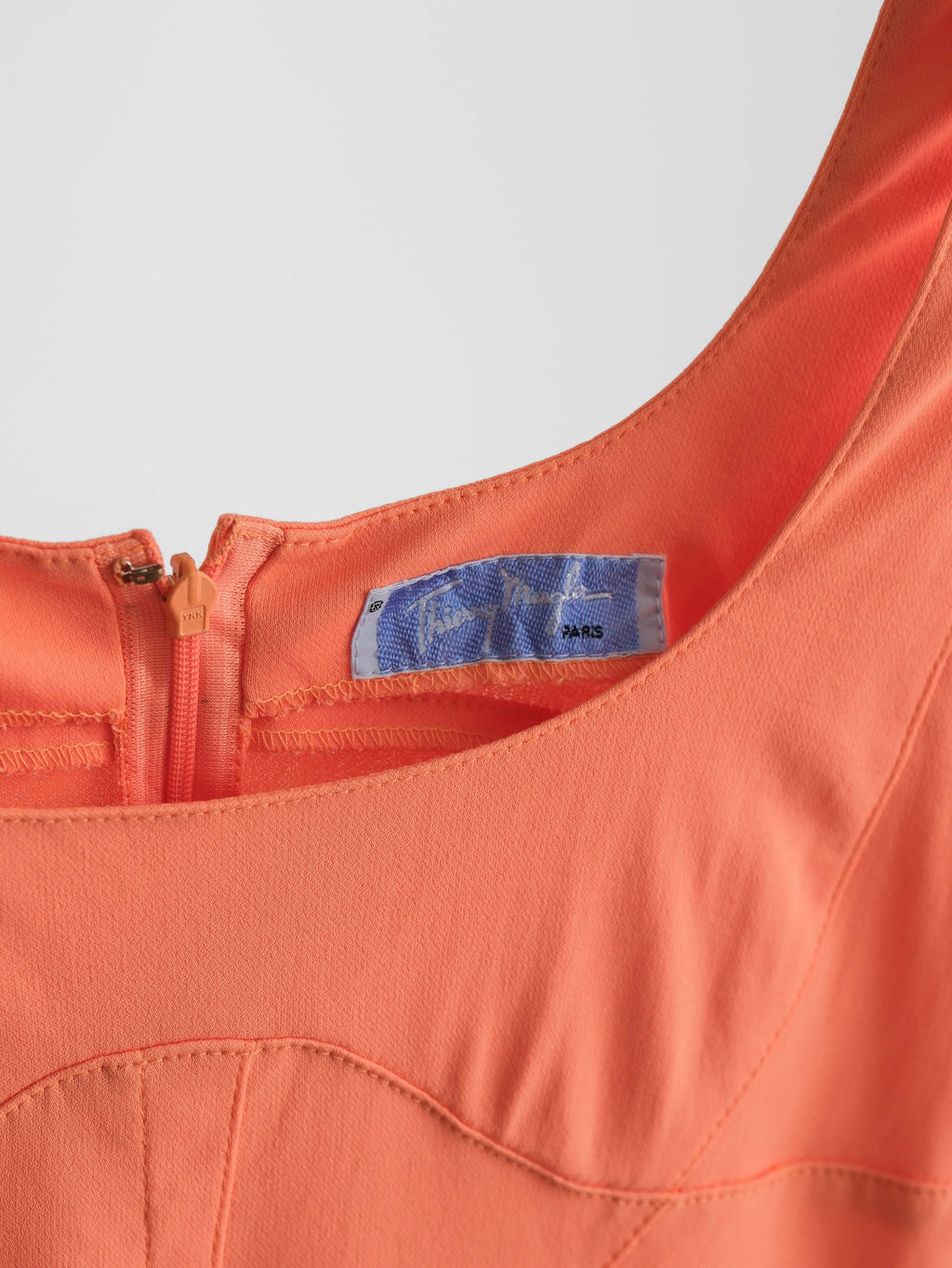 THIERY MUGLER ORANGE TANK TOP