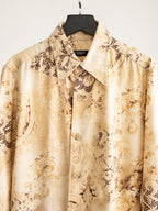 TORNADO MART FLORAL BEIGE FULL PRINT LS SHIRT