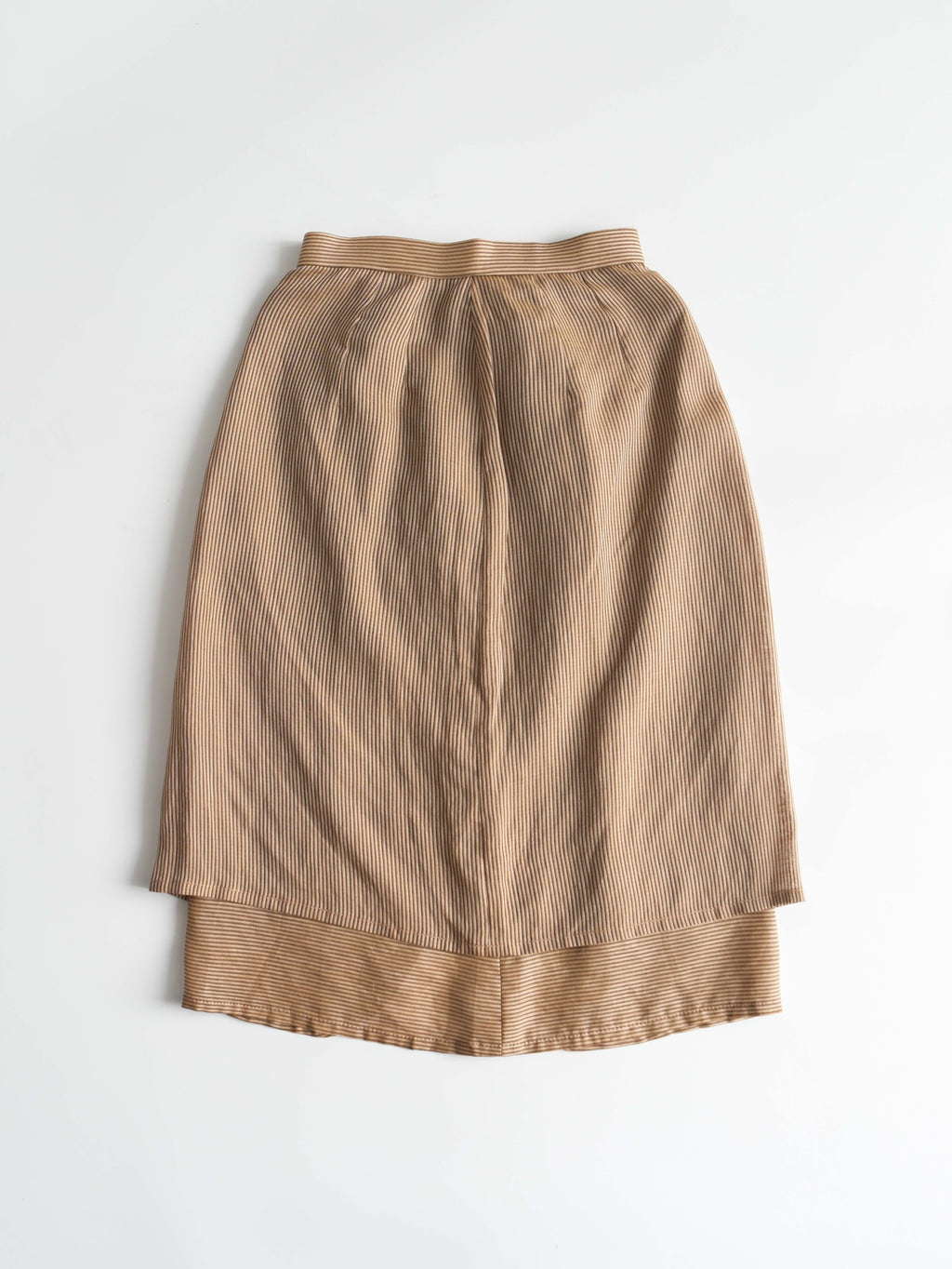 VALENTINO  STRIPES BEIGE SKIRT