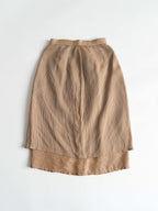 VALENTINO  STRIPES BEIGE SKIRT