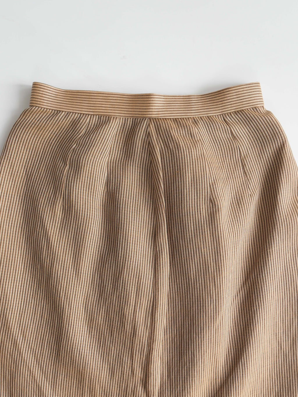 VALENTINO  STRIPES BEIGE SKIRT