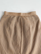 VALENTINO  STRIPES BEIGE SKIRT