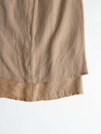 VALENTINO  STRIPES BEIGE SKIRT