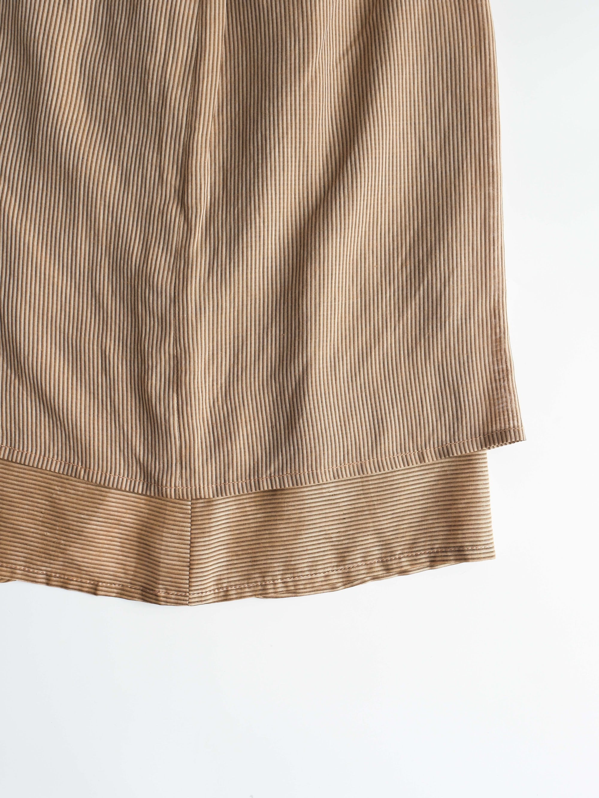 VALENTINO  STRIPES BEIGE SKIRT