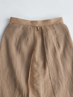 VALENTINO  STRIPES BEIGE SKIRT
