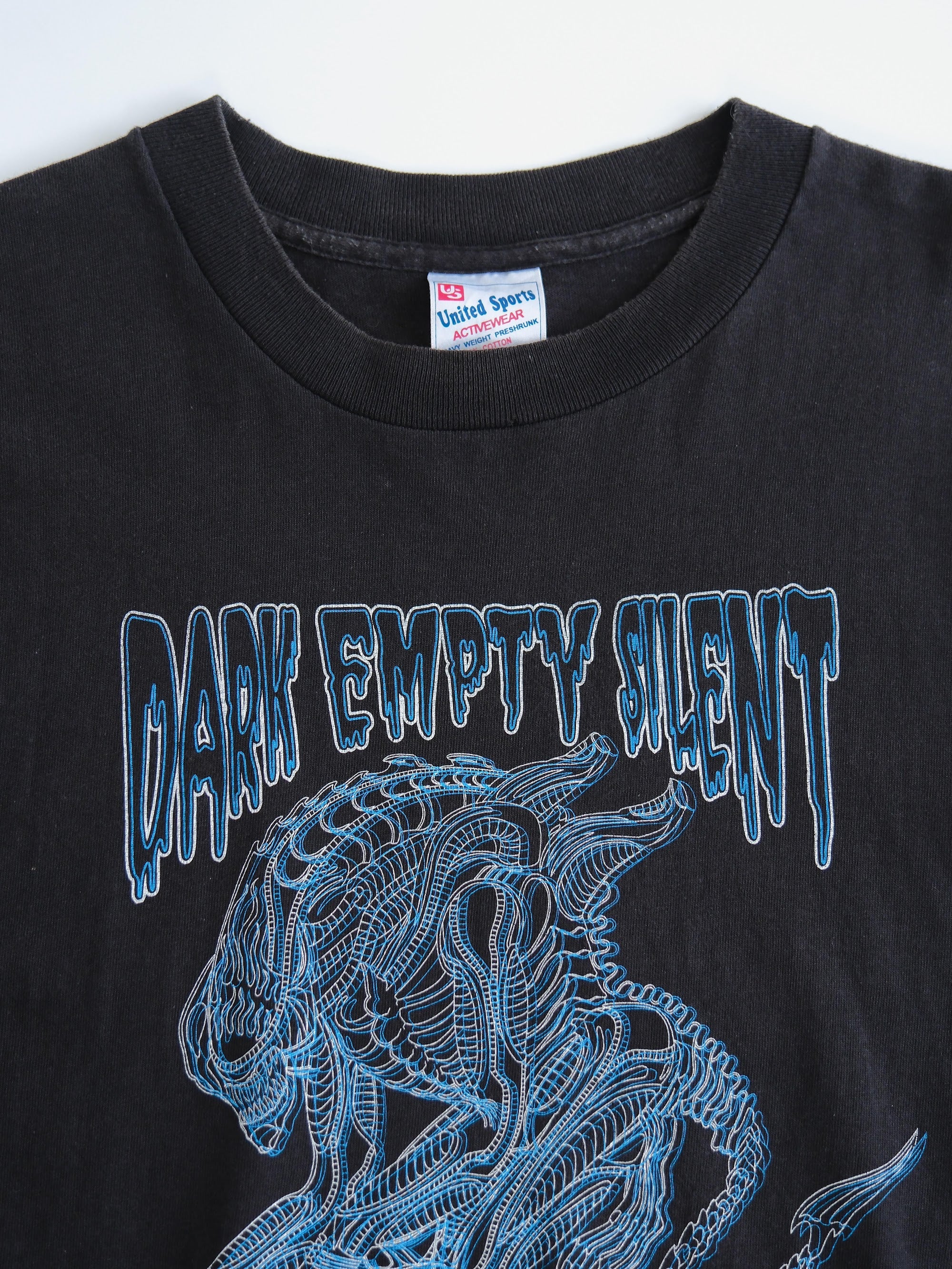 VINTAGE BLACK ALIEN "DARK EMPTY SPACE" MOVIE PROMO T-SHIRT