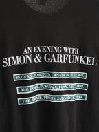 VINTAGE BLACK AN EVENING WITH SIMON & GARFUNKEL T-SHIRT