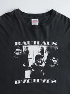 VINTAGE BLACK BAUHAUS "BELA LUGOSI'S DEAD" T-SHIRT