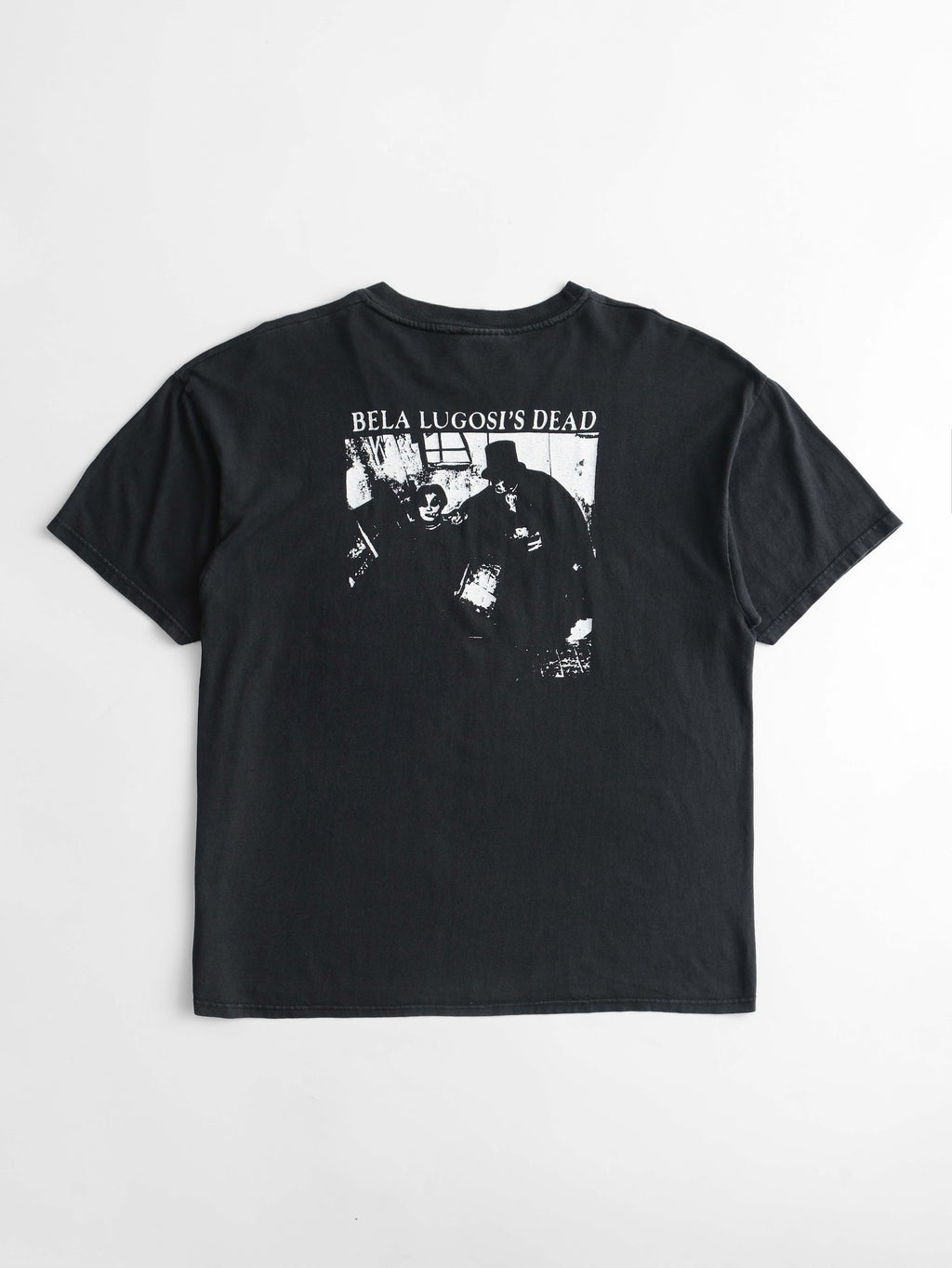 VINTAGE BLACK BAUHAUS "BELA LUGOSI'S DEAD" T-SHIRT
