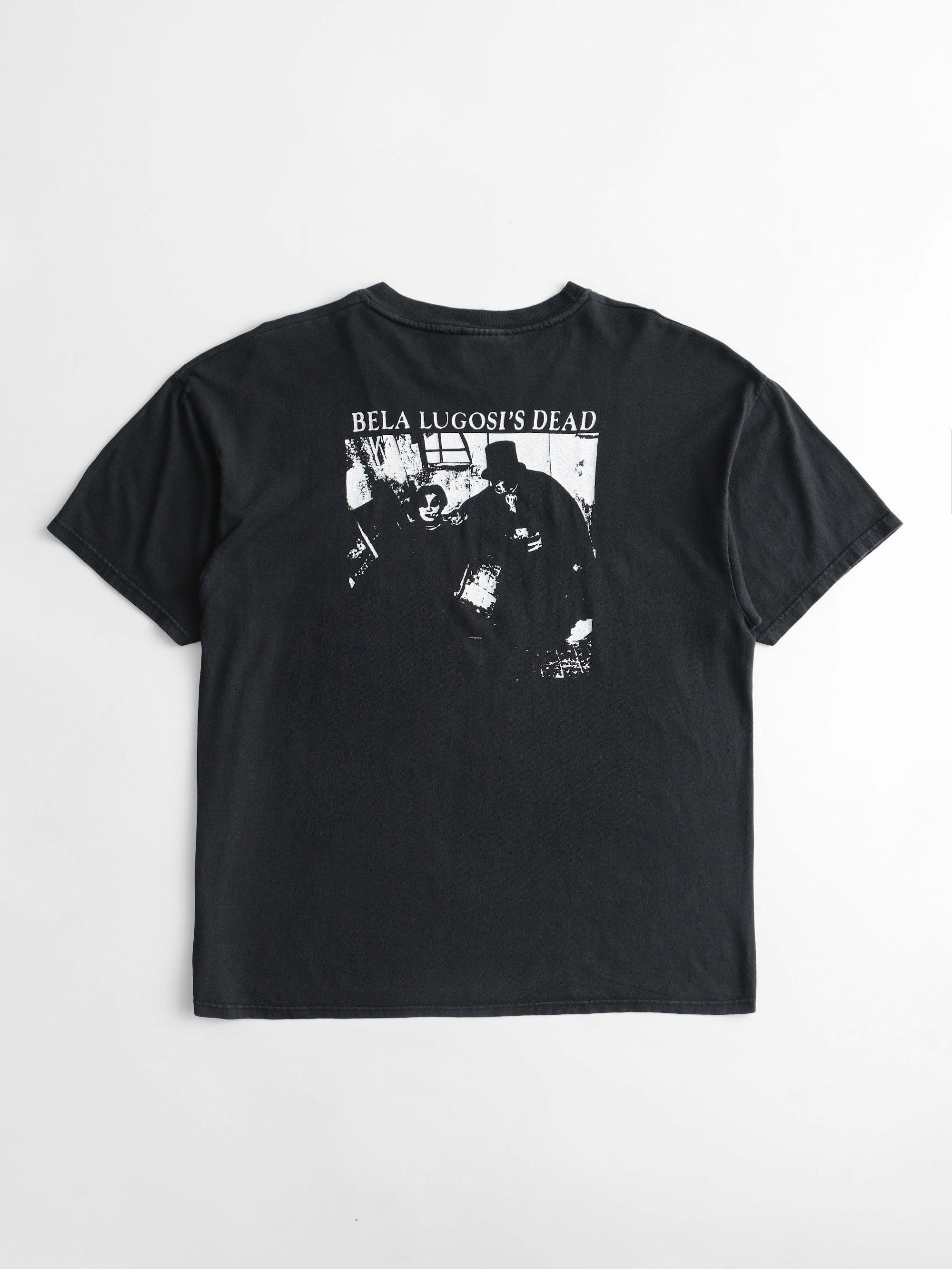 VINTAGE BLACK BAUHAUS "BELA LUGOSI'S DEAD" T-SHIRT