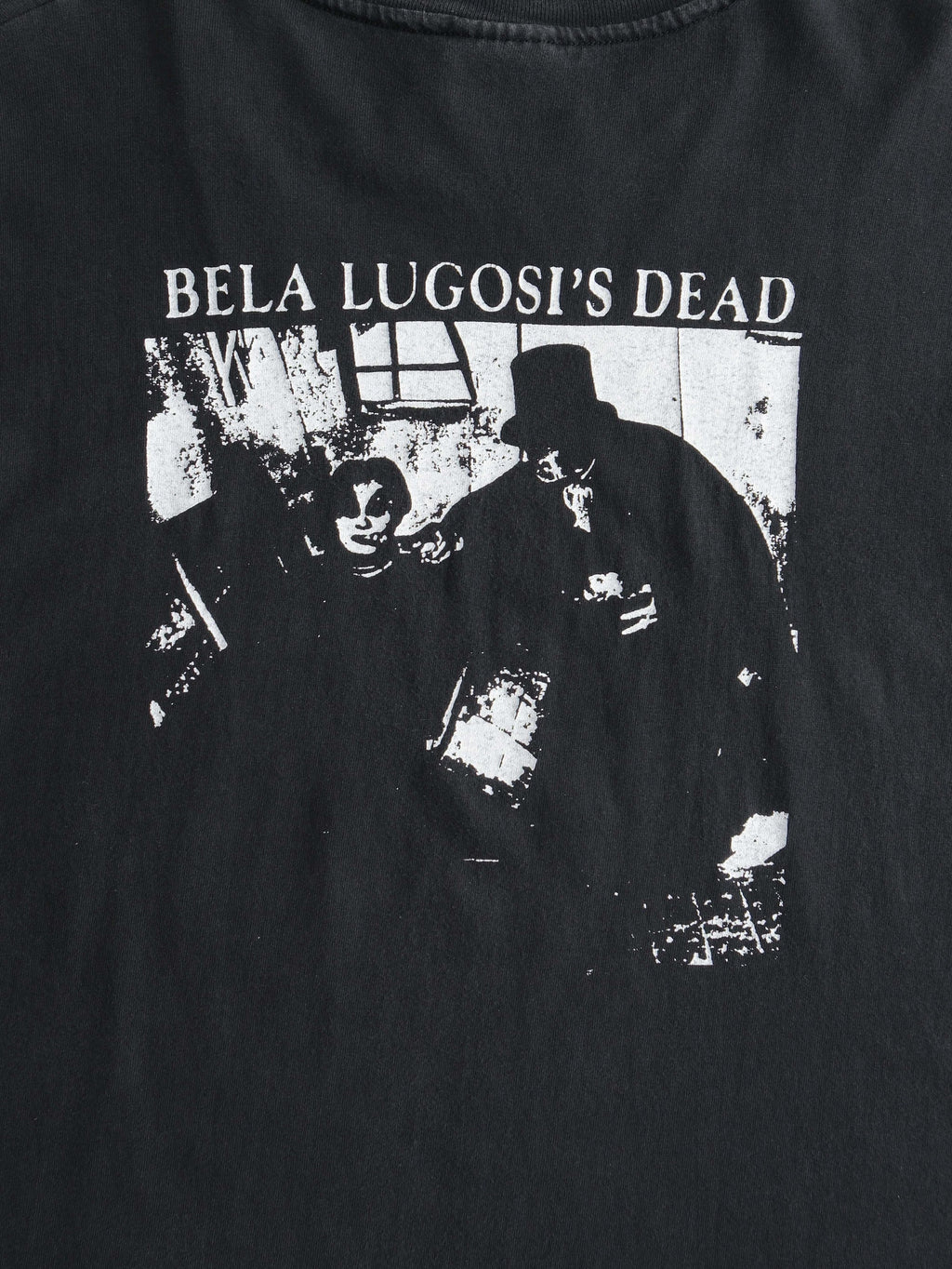 VINTAGE BLACK BAUHAUS "BELA LUGOSI'S DEAD" T-SHIRT