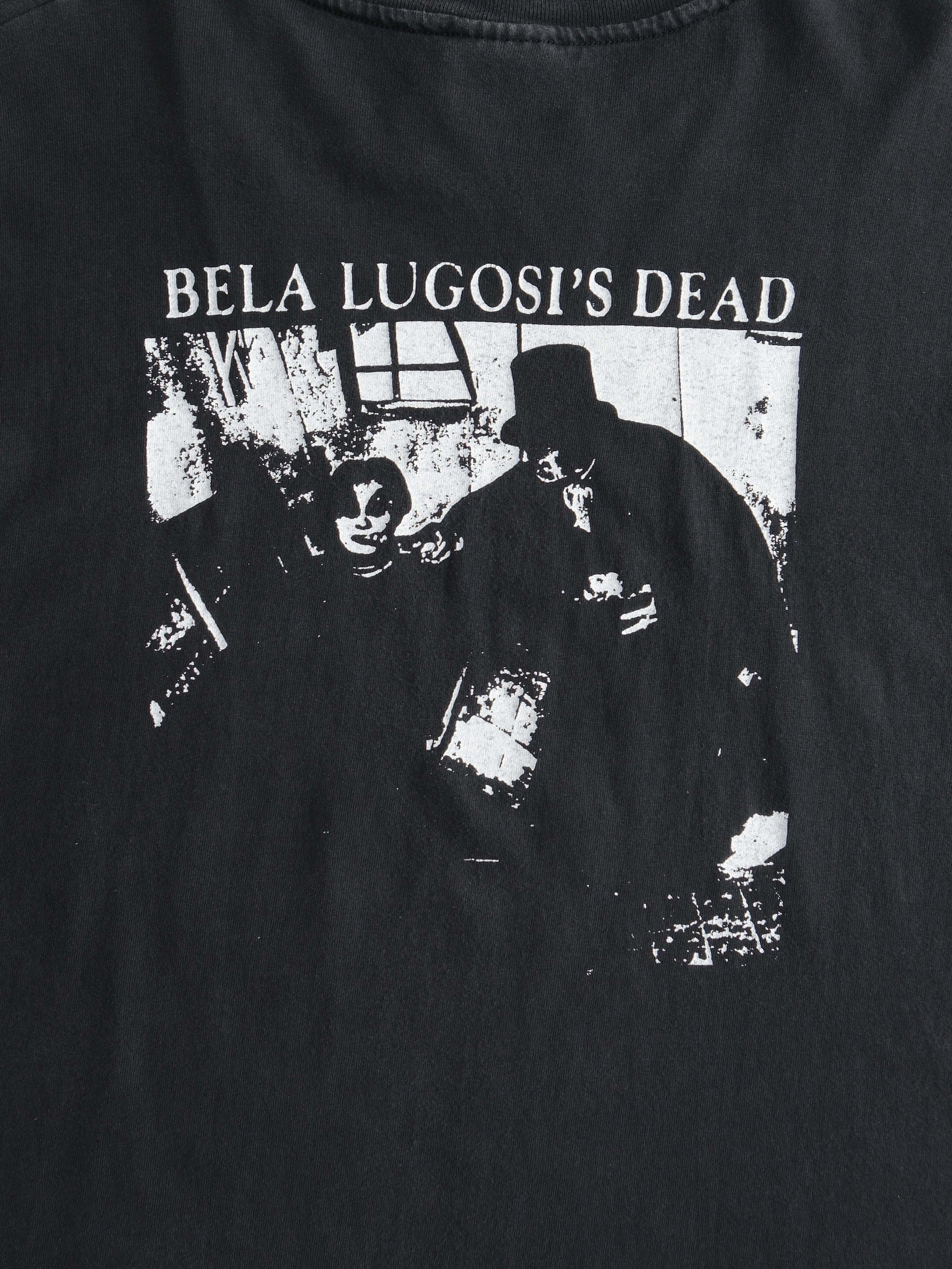 VINTAGE BLACK BAUHAUS "BELA LUGOSI'S DEAD" T-SHIRT