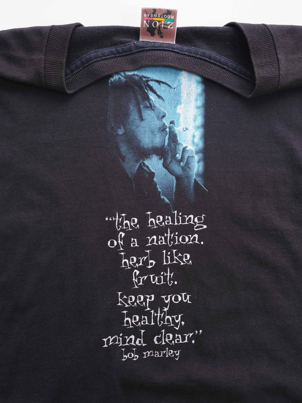 VINTAGE BLACK BOB MARLEY LS T-SHIRT