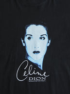 VINTAGE BLACK CELINE DION T-SHIRT