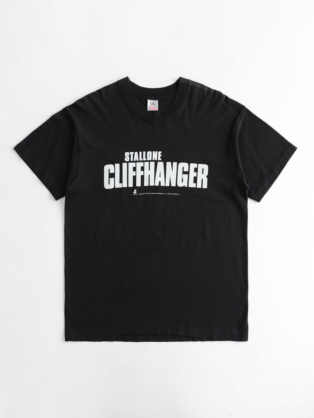 VINTAGE BLACK CLIFF HANGER T-SHIRT