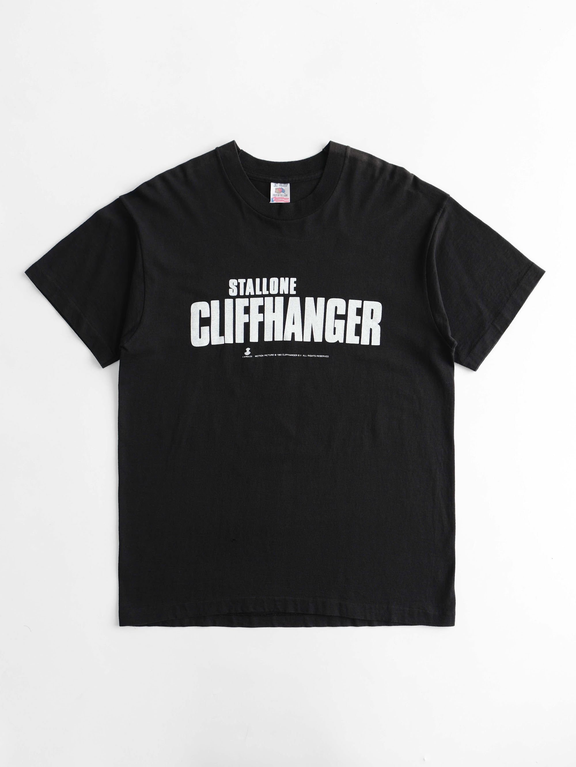 VINTAGE BLACK CLIFF HANGER T-SHIRT