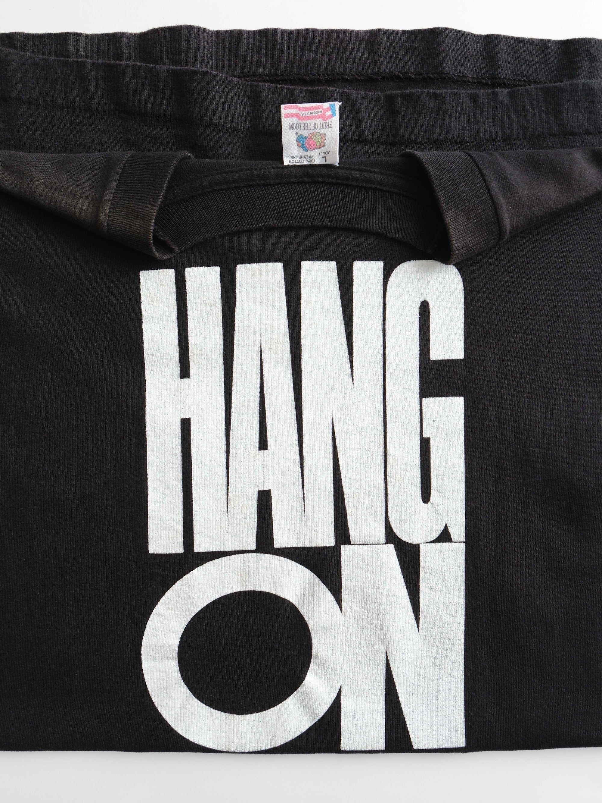 VINTAGE BLACK CLIFF HANGER T-SHIRT