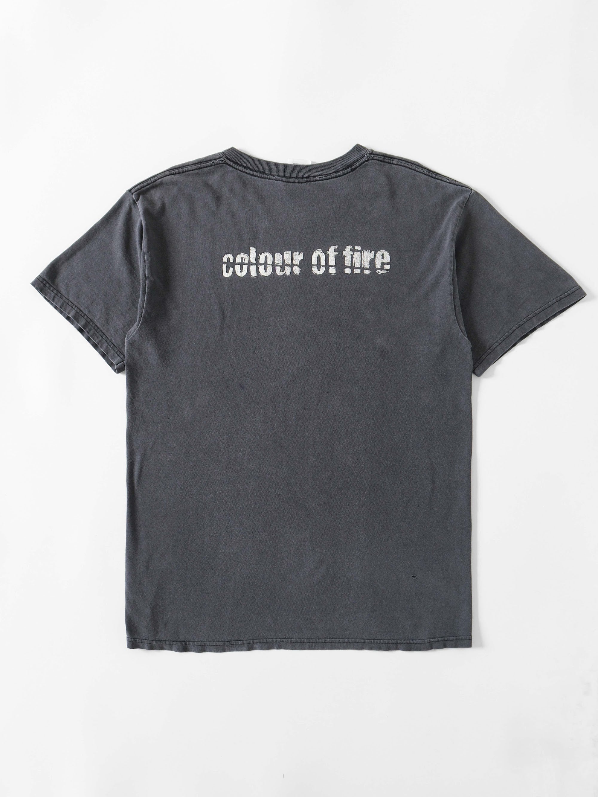 VINTAGE BLACK COLOUR OF FIRE T-SHIRT
