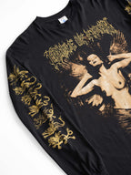 VINTAGE BLACK CRADLE OF FILTH MARTYRED FOR A MORTAL SIN LS T-SHIRT
