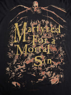 VINTAGE BLACK CRADLE OF FILTH MARTYRED FOR A MORTAL SIN LS T-SHIRT
