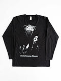 VINTAGE BLACK DARKTHRONE " TRANSILVANIAN HUNGER "  LS T-SHIRT