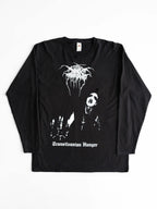 VINTAGE BLACK DARKTHRONE " TRANSILVANIAN HUNGER "  LS T-SHIRT