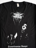 VINTAGE BLACK DARKTHRONE " TRANSILVANIAN HUNGER "  LS T-SHIRT