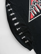 VINTAGE BLACK DISTURBED LS T-SHIRT
