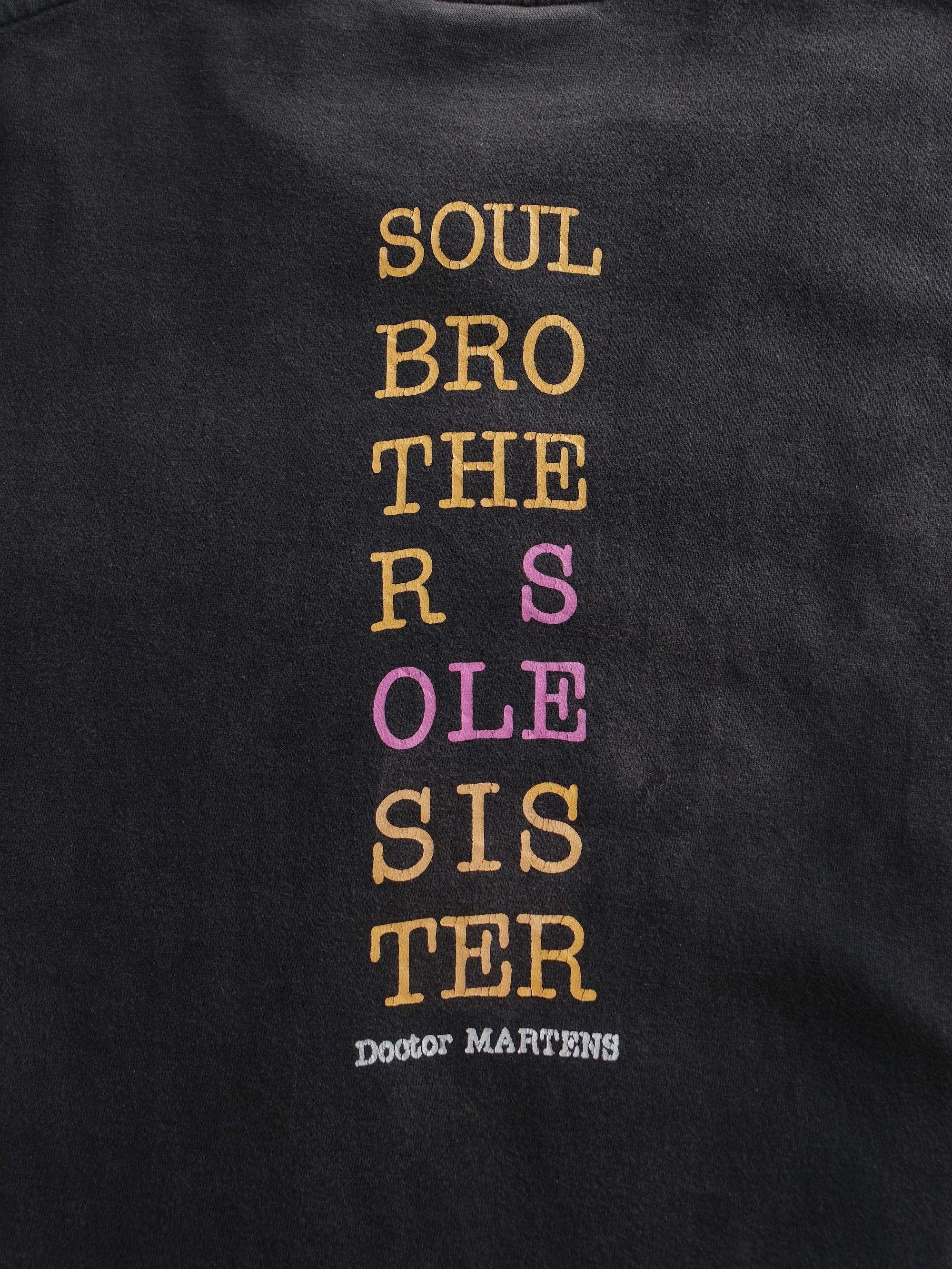 VINTAGE BLACK DR MARTENS  T-SHIRT