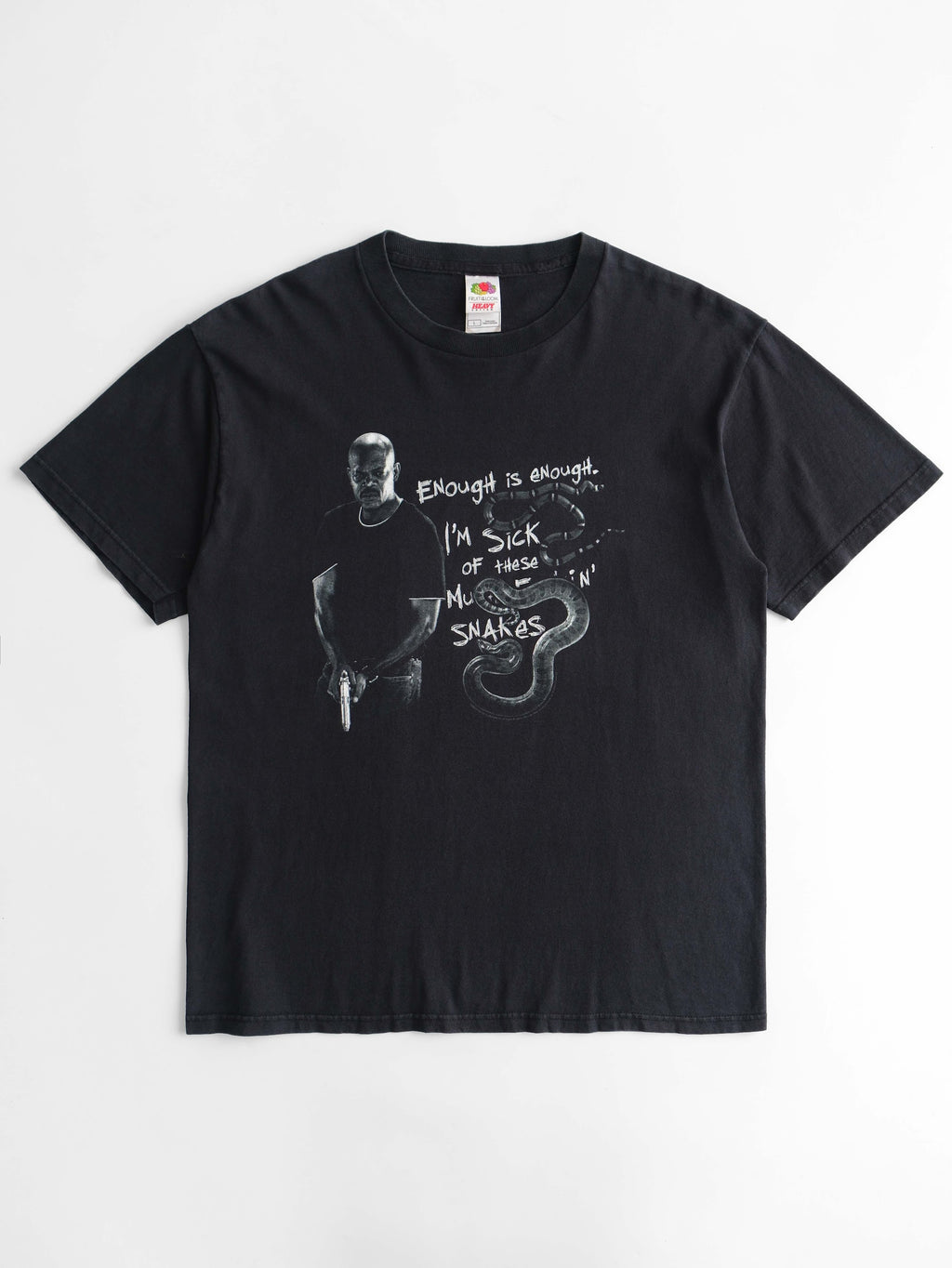 VINTAGE BLACK ENOUGH IS ENOUGH MOVIE T-SHIRT