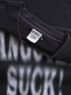 VINTAGE BLACK FASHION VICTIM "HANGOVERS SUCK!" T-SHIRT