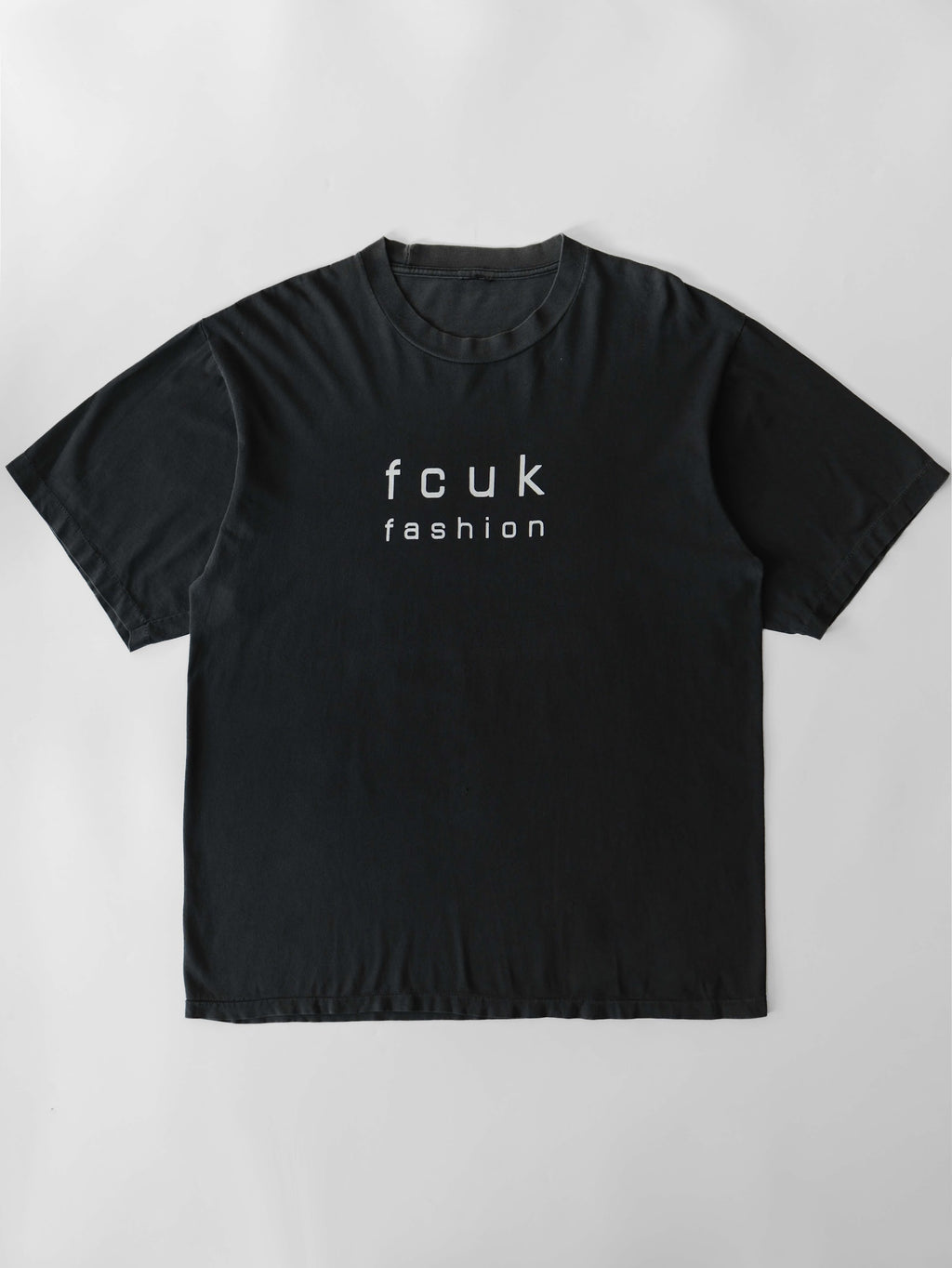 VINTAGE BLACK " FCUK FASHION " T-SHIRT