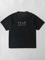 VINTAGE BLACK " FCUK FASHION " T-SHIRT