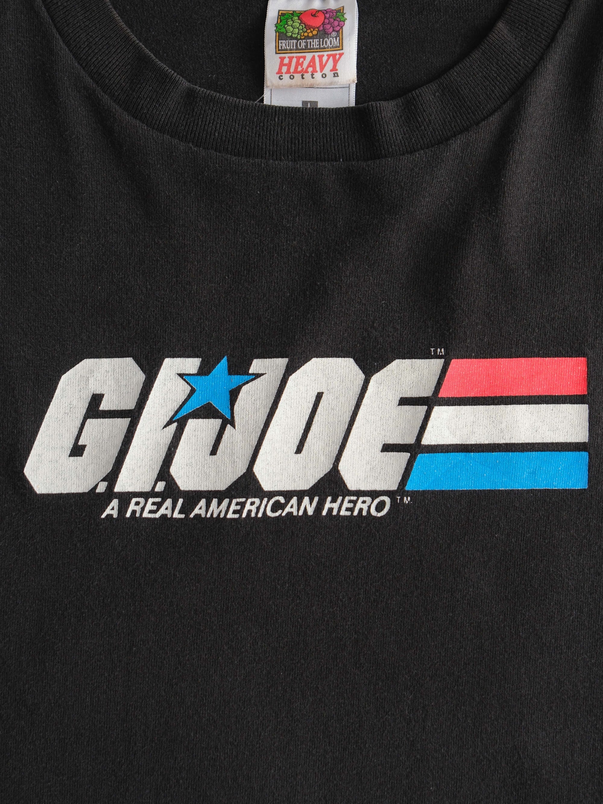 VINTAGE BLACK G.I.JOE T-SHIRT