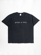 VINTAGE BLACK GRUNGE IS DEAD T-SHIRT