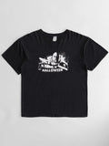 VINTAGE BLACK HALLOWEEN T-SHIRT