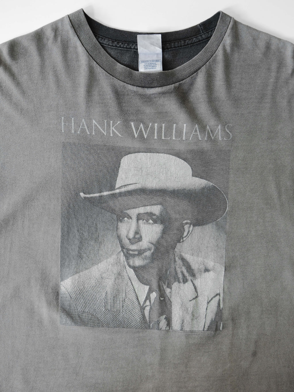 VINTAGE BLACK " HANK WILLIAMS " T-SHIRT