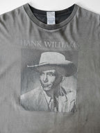 VINTAGE BLACK " HANK WILLIAMS " T-SHIRT