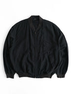 VINTAGE BLACK "HOMME BASARA" BOMBER JACKET