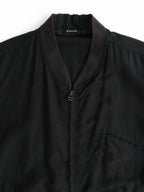 VINTAGE BLACK "HOMME BASARA" BOMBER JACKET