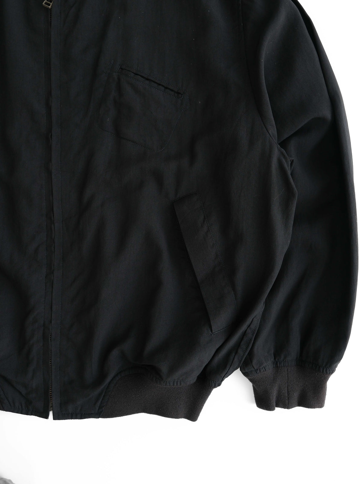 VINTAGE BLACK "HOMME BASARA" BOMBER JACKET