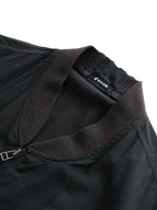 VINTAGE BLACK "HOMME BASARA" BOMBER JACKET