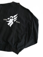 VINTAGE BLACK "HOMME BASARA" BOMBER JACKET