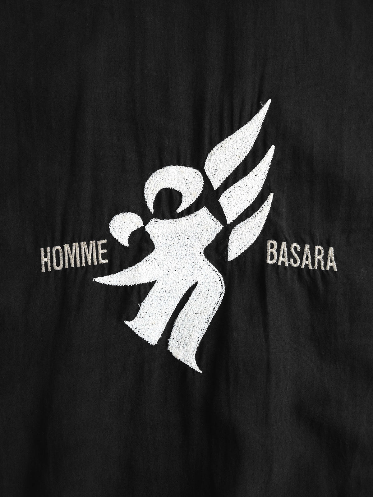 VINTAGE BLACK "HOMME BASARA" BOMBER JACKET