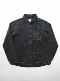 VINTAGE BLACK " KINOSHO HAMPU " CANVAS CHORE JACKET