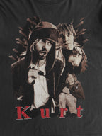 VINTAGE BLACK KURT COBAIN "SUICIDE NOTE" T-SHIRT