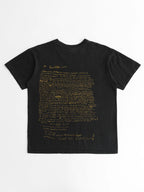 VINTAGE BLACK KURT COBAIN "SUICIDE NOTE" T-SHIRT
