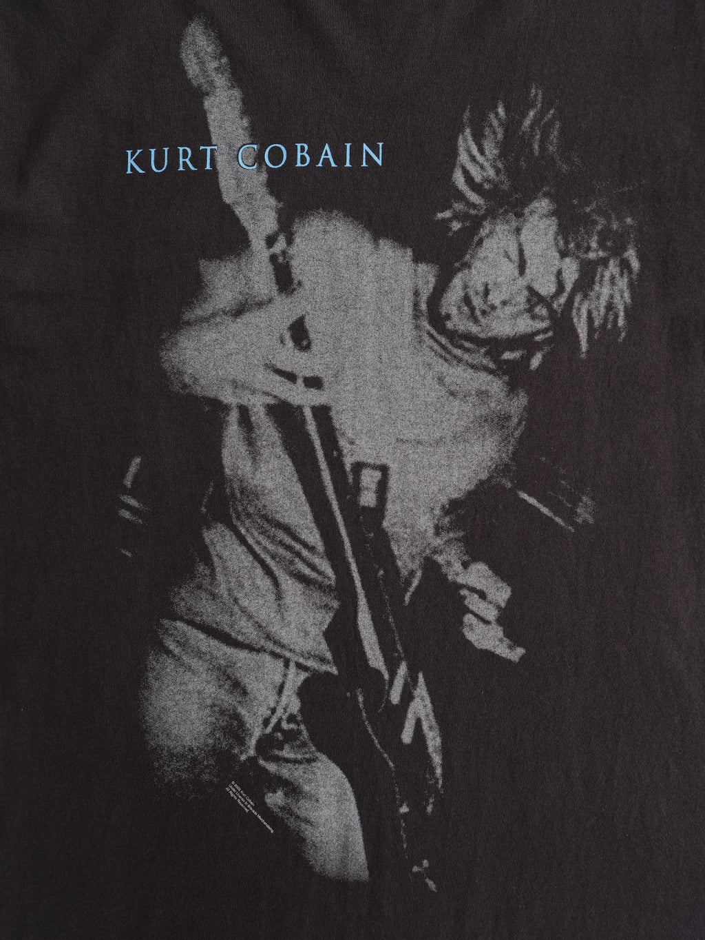 VINTAGE BLACK KURT COBIAN T-SHIRT