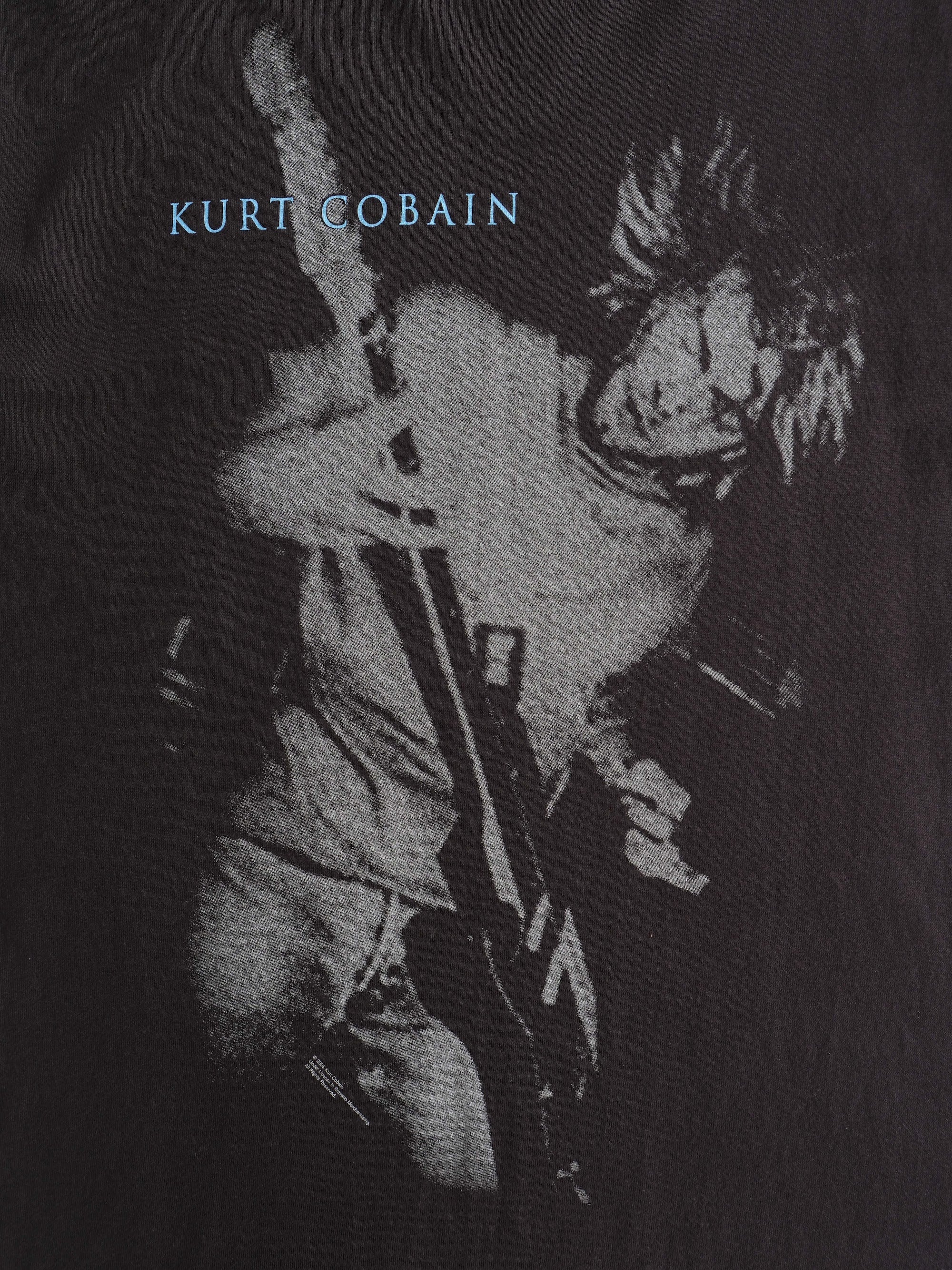 VINTAGE BLACK KURT COBIAN T-SHIRT